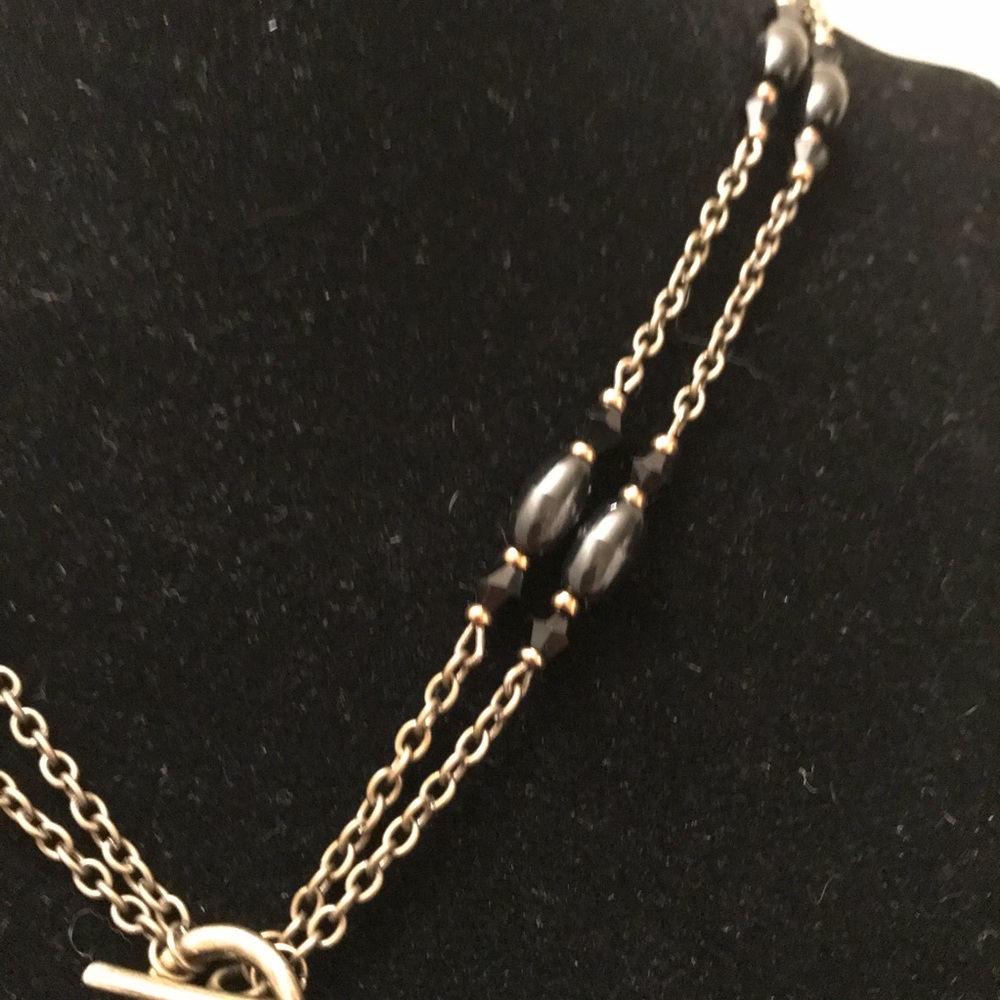 ๐HP๐ 2 Ways to Wear Handmade - Brass/Black Heart - Picture 4 of 8